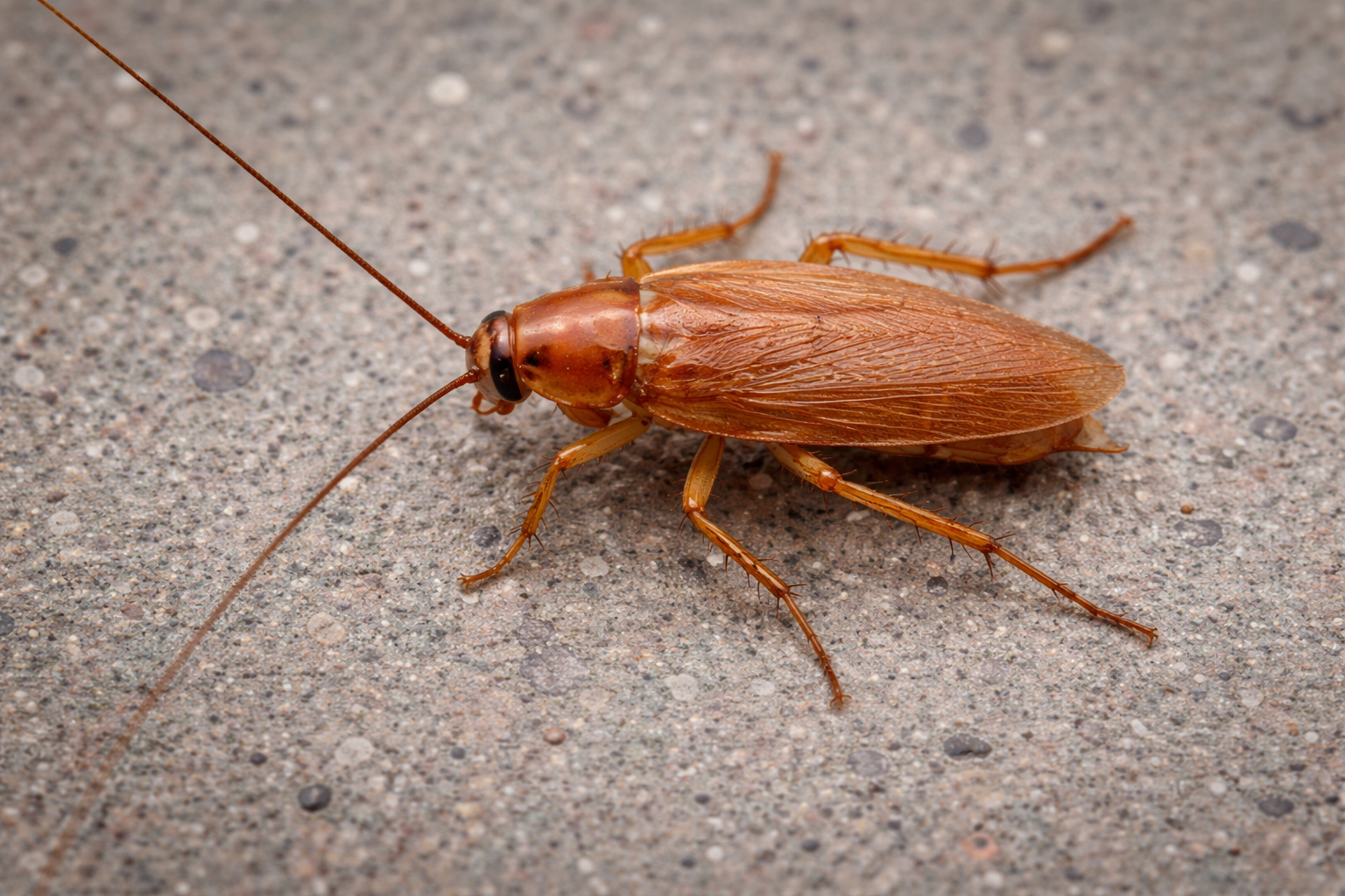 German cockroach detailed view