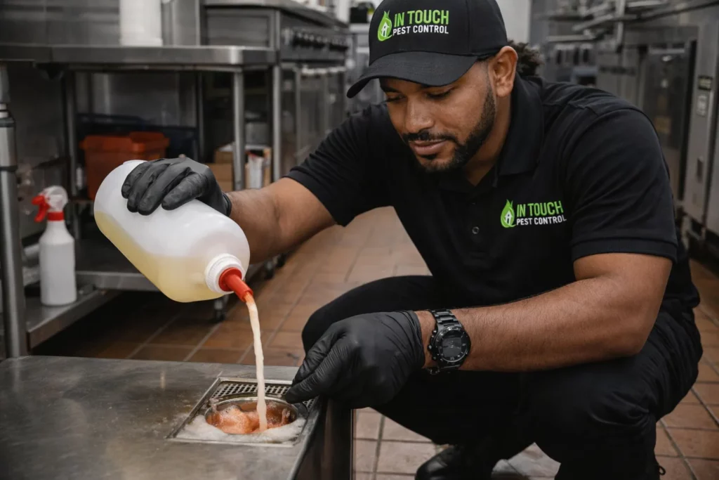 Drain & Moisture-Area Pest Control