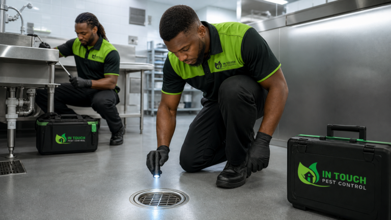 In Touch Pest Control technicians providing Moisture Zone Pest Prevention in South Florida